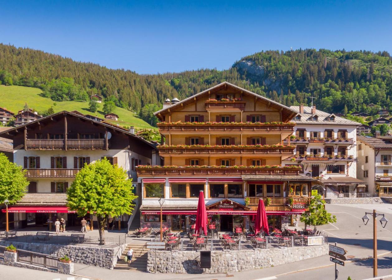 Logis La Croix-Saint-Maurice Hotel Le Grand-Bornand Eksteriør billede
