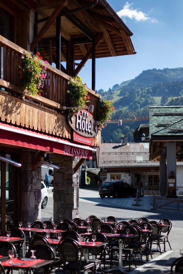 Logis La Croix-Saint-Maurice Hotel Le Grand-Bornand Eksteriør billede