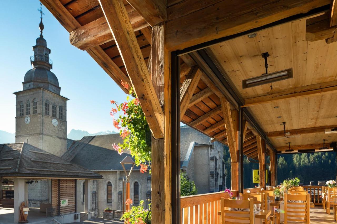 Logis La Croix-Saint-Maurice Hotel Le Grand-Bornand Eksteriør billede